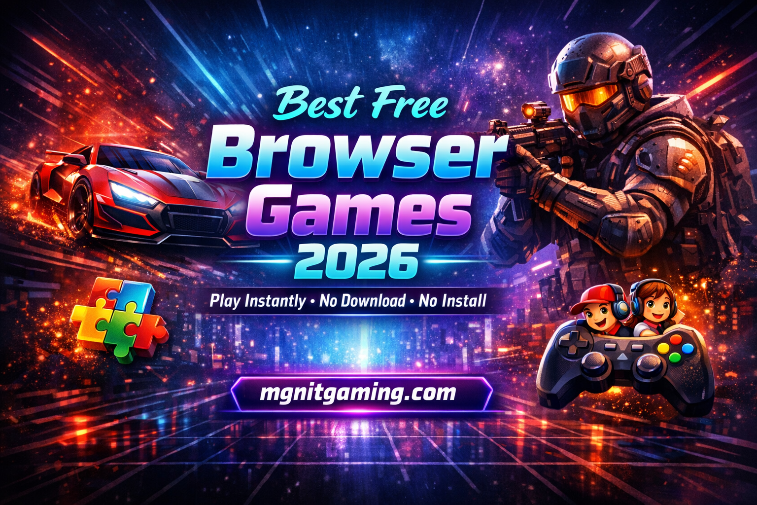 Discover the Best Free Browser Games You Can Play Instantly (2026) | MGNiT Gaming
